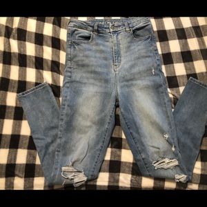 AEO curvy highest rise jagging‘s